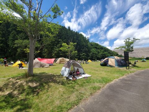 GOODLUCK キャンプ　CAMP　バイク　ハーレー　東北　福島 (2)